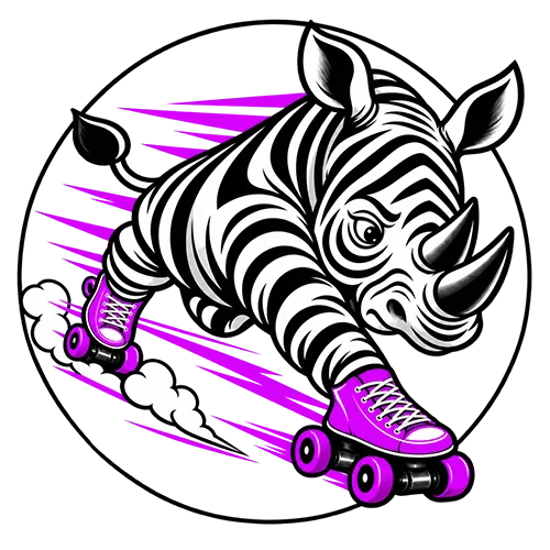Mascotte rhino de 88strat lancé à pleine vitesse : étape Accélérer