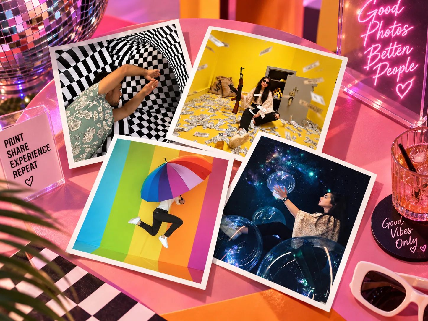 Popp!n'On : visuels colorés d'un concept événementiel photo